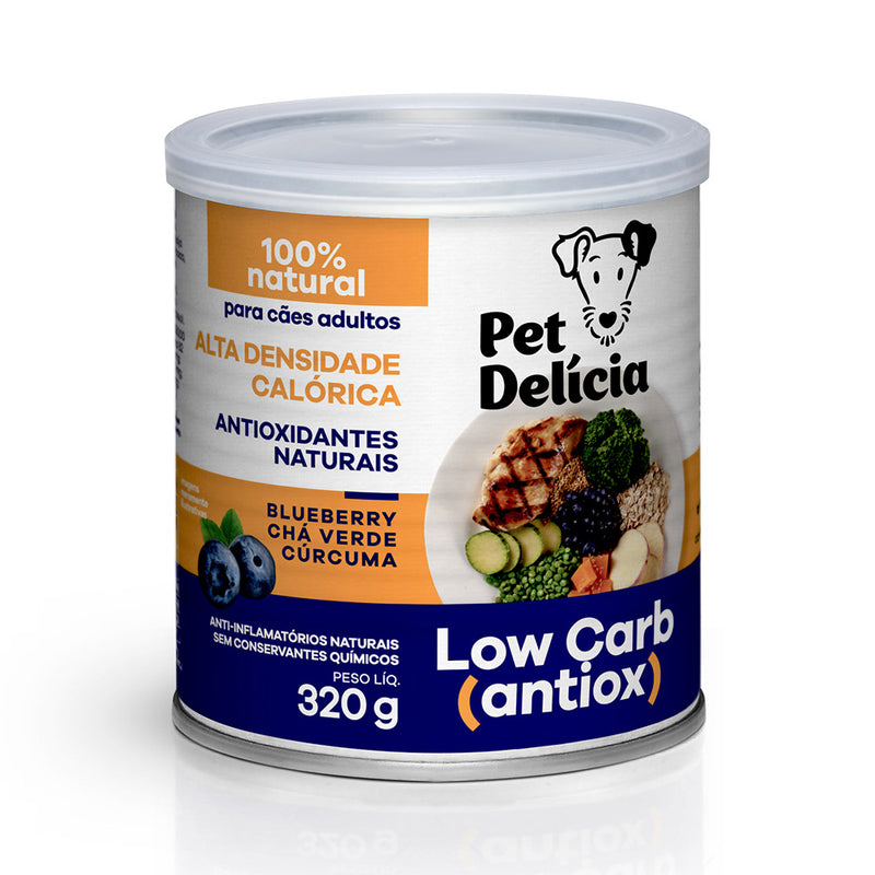 Low Carb Pet Delícia 320g - Alimentação Saudável e Natural para seu Pet