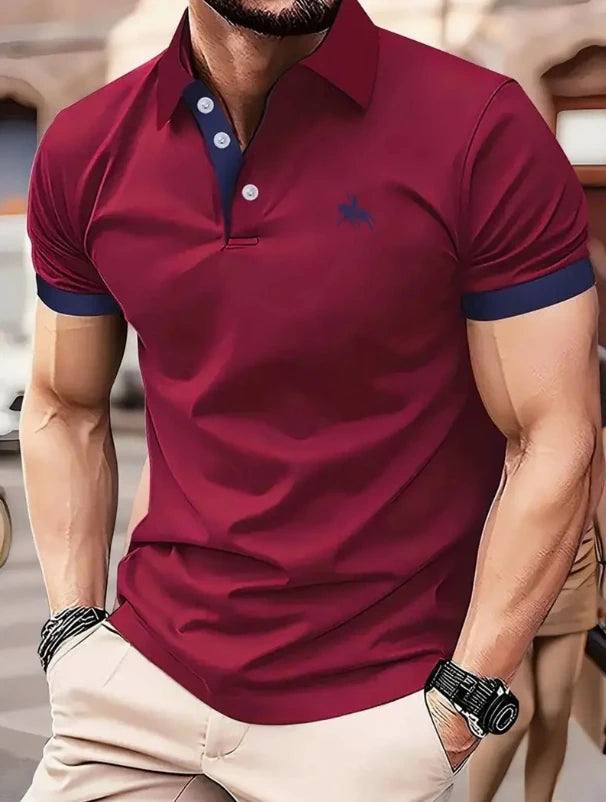 Camisa Masculina de Manga Curta com Estampa Moderna – Perfeita para o Verão! ☀️👕