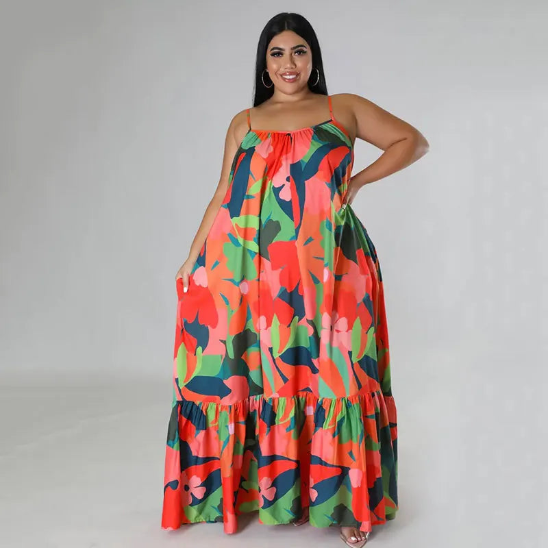 Vestido Maxi Glam Plus Size