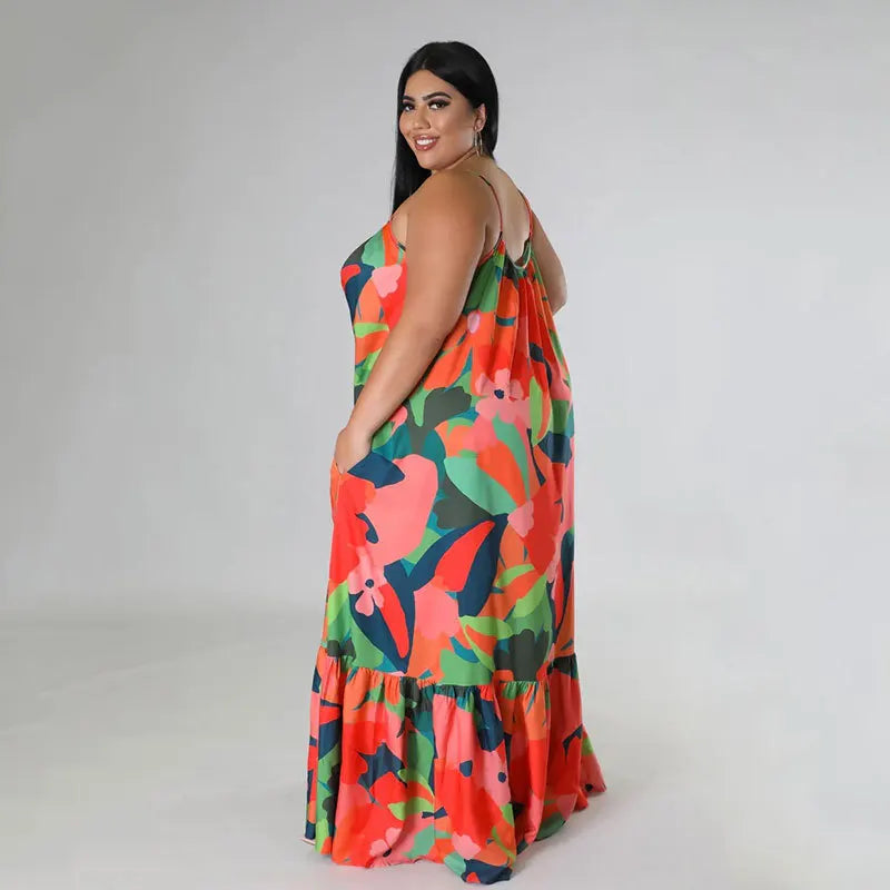 Vestido Maxi Glam Plus Size