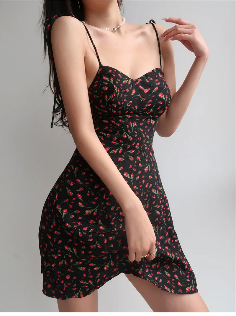 Vestido Floral Sexy Verão 2025