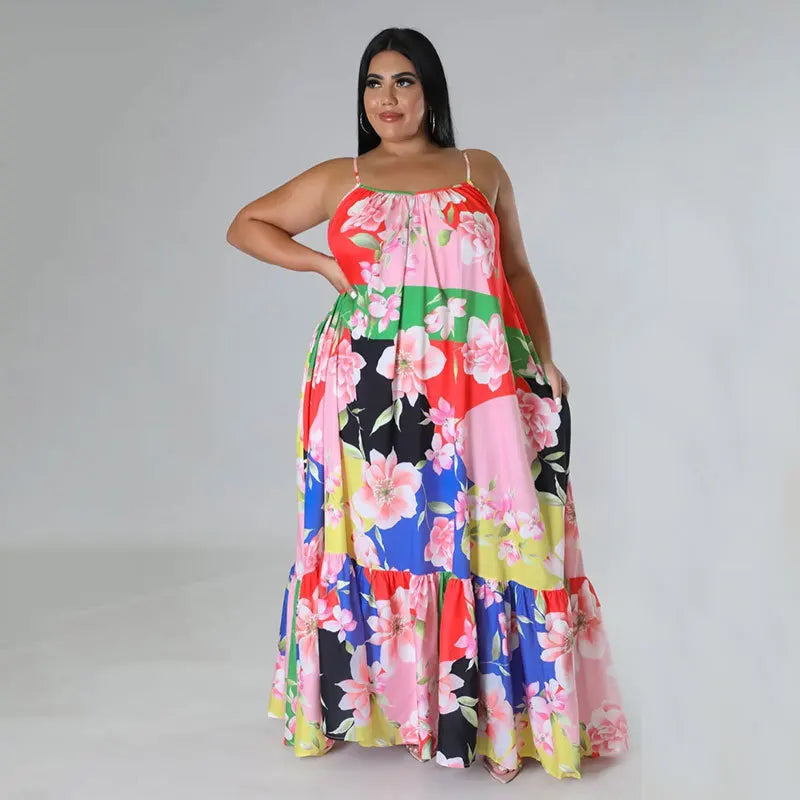 Vestido Maxi Glam Plus Size