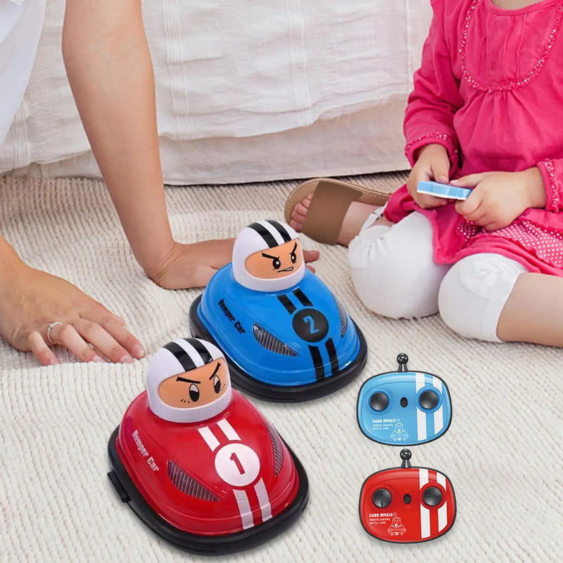 Auto Pista - Bate-Bate com Controle Remoto - Toddlers Remote Control Cars Crash into Opponents Parent Child Interactive Toy 2 Player Head to Head Battle for Adults Birthday