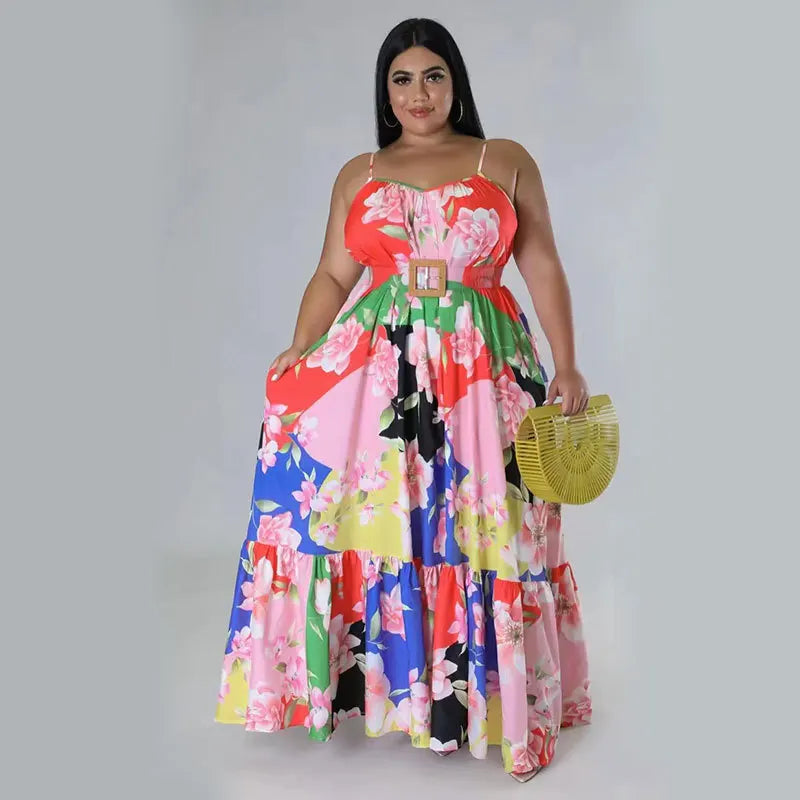 Vestido Maxi Glam Plus Size