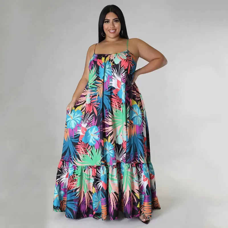 Vestido Maxi Glam Plus Size