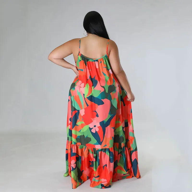 Vestido Maxi Glam Plus Size