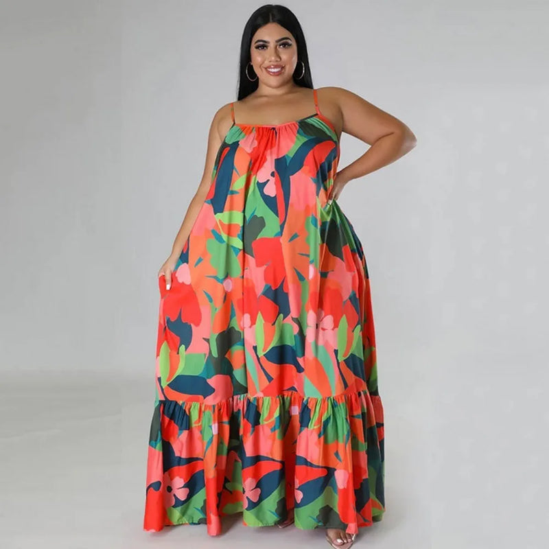 Vestido Maxi Glam Plus Size