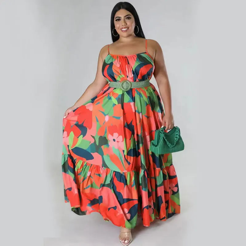 Vestido Maxi Glam Plus Size