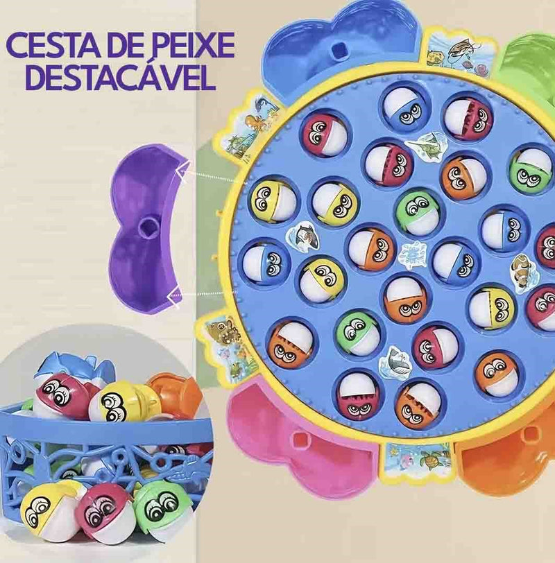 Pega-Peixes Elétrico Divertido para Meninos e Meninas